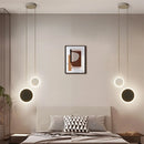 suspension en forme de lune double tête pour décoration intérieure