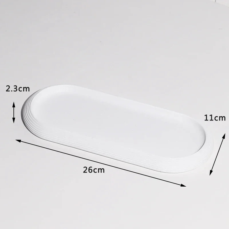 kit moderne d'accessoires de salle de bain en sable et gravier - vue 7 sur 18