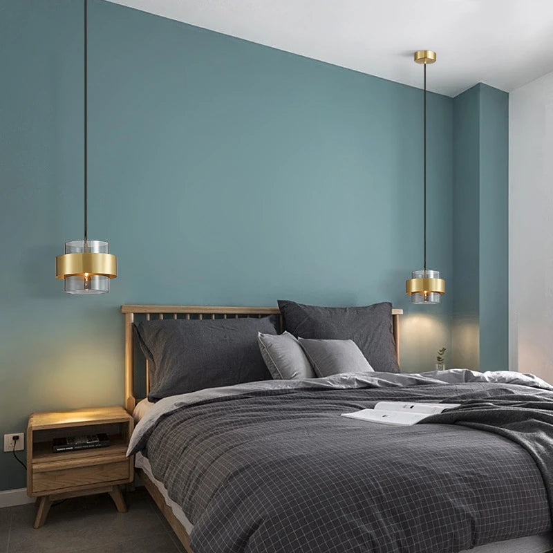 suspension moderne en verre pour décoration intérieure élégante - vue 6 sur 8