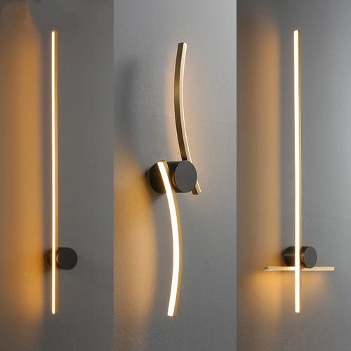 applique murale led en cuivre style minimaliste pour ambiance chaleureuse - vue 2 sur 14