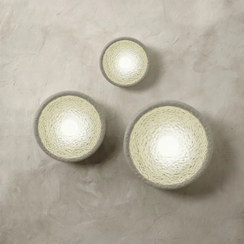 Wabi Sabi – applique murale LED Vintage en résine et verre - vue 4 sur 9
