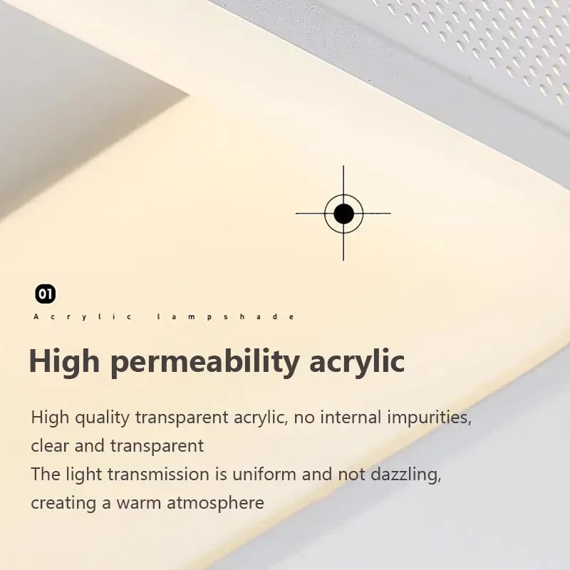 plafonnier moderne à leds avec ventilateur et télécommande - vue 10 sur 14
