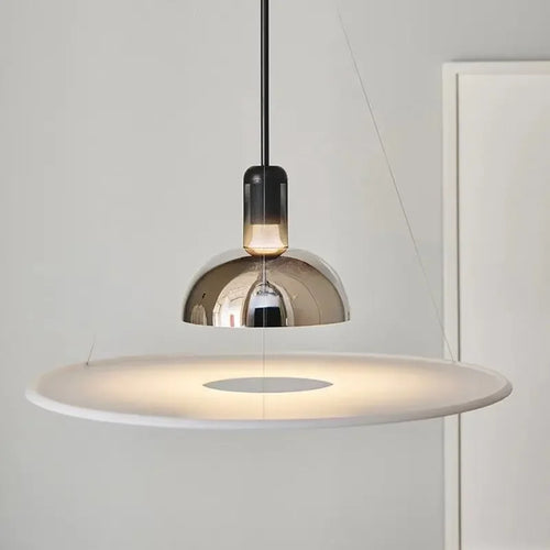 suspension design italien soucoupe volante lustre créatif en led - vue 2 sur 7