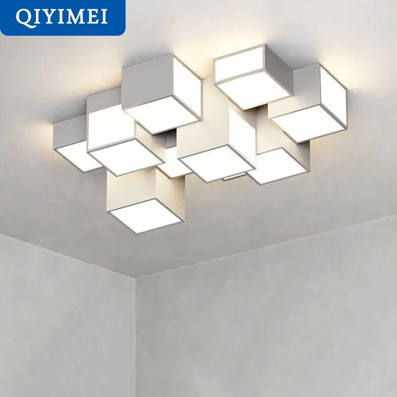 Lustre LED minimaliste intérieur éclairage cuisine - vue 5 sur 14