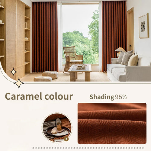 Rideau occultant uni style moderne pour salon chambre - vue 18 sur 23