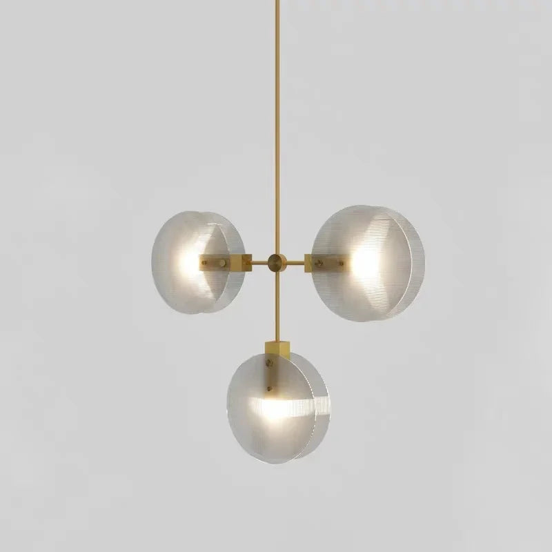 lustre led en verre nordique tables alimentaires lampes suspendues luminaires décoratifs - vue 4 sur 14