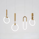 suspension design nordique moderne imperméable led décorative