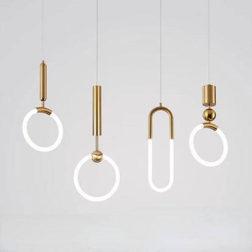 suspension design nordique moderne imperméable led décorative - vue 4 sur 18