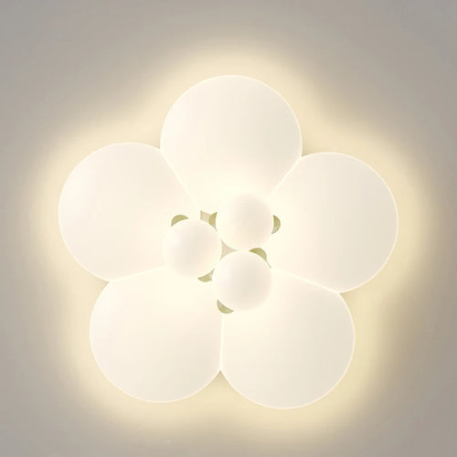 plafonnier fleuri moderne pour chambre d'enfant romantique et chaleureuse - vue 6 sur 6