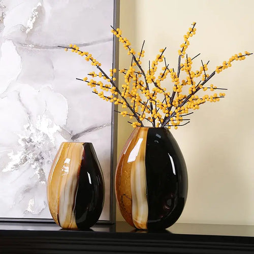 vase en verre moderne décoration artistique pour fleurs hydroponiques - vue 5 sur 7