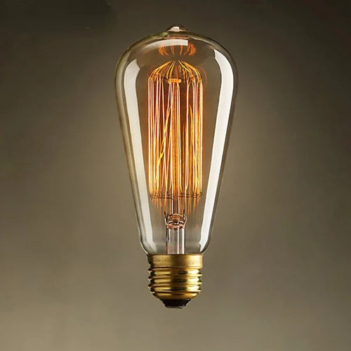 lustre moderne led en métal avec suspension vintage - vue 10 sur 13