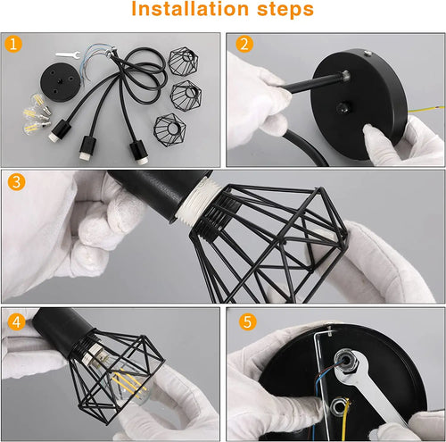 Lampe araignée moderne maison éclairage toit chambre salon expédition - vue 8 sur 8