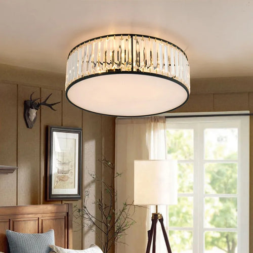 plafonnier moderne en cristal style européen lampes créatives à led - vue 5 sur 12