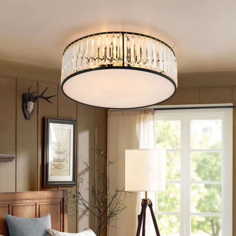 plafonnier moderne en cristal style européen lampes créatives à led - vue 4 sur 12