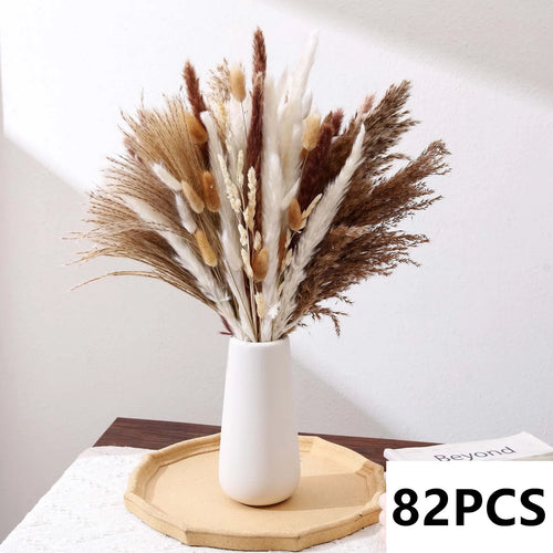 bouquet dherbe de pampa naturelle pour décoration et cadeaux - vue 16 sur 18