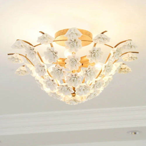 lustre style royal empire rétro avec led intégrée - vue 3 sur 7