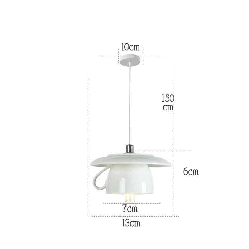 lampe suspension céramique moderne led - vue 23 sur 28