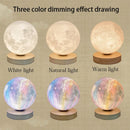 Creative 3D lune lampe de Table technologie mode atmosphère lampe chambre d'enfants étudiant lampe chambre étude lampe décorative