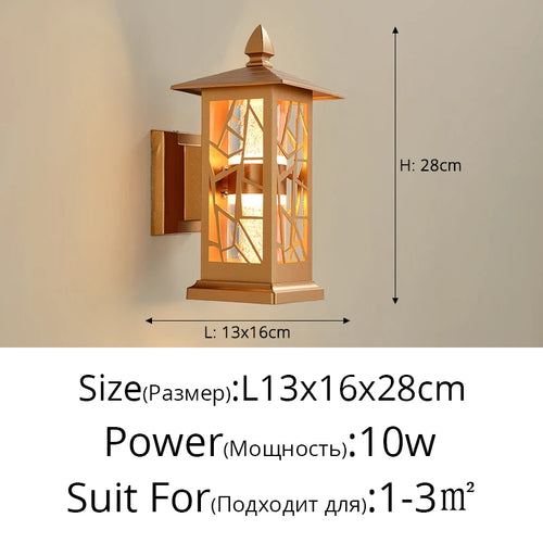 applique murale extérieures étanches minimalistes pour jardin - vue 11 sur 14