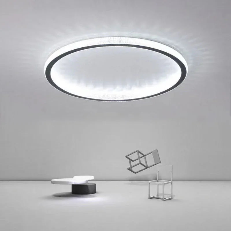 lustre plafond moderne à leds pour intérieur décoratif - vue 5 sur 12