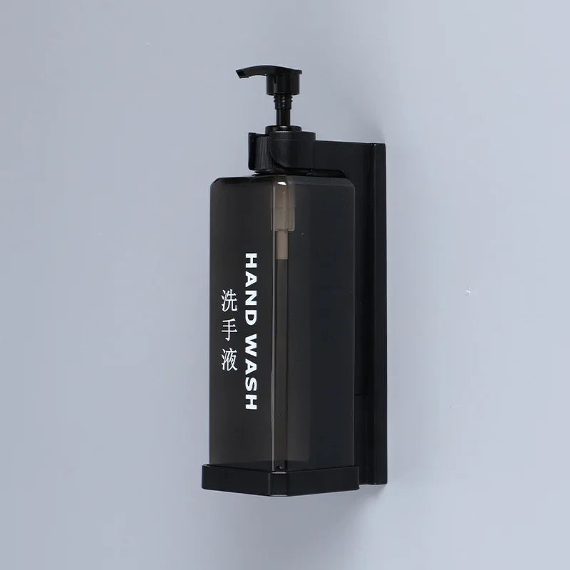 distributeur de shampoing et gel douche avec support mural - vue 9 sur 14