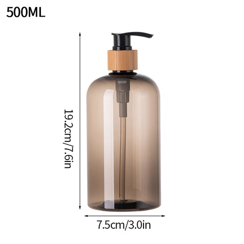 flacon pompe rechargeable pour shampoing et gel douche - vue 27 sur 33