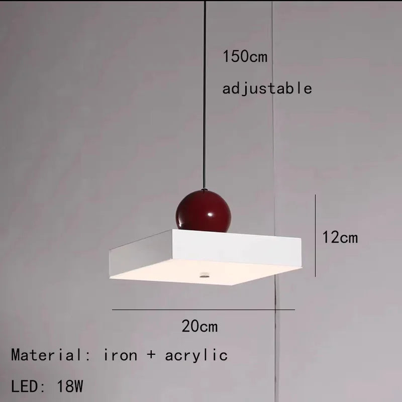 lustre moderne réglable cordon métallique pour intérieur design - vue 20 sur 24