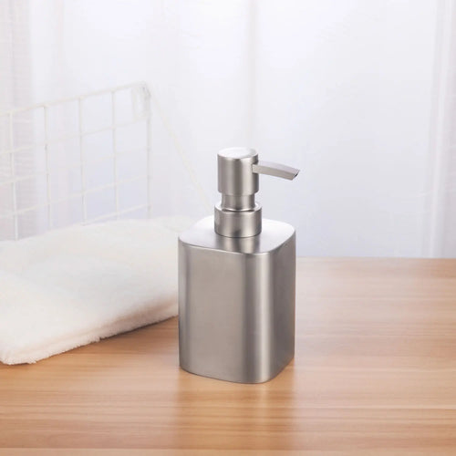 bouteille de savon en acier inoxydable 500 ml mat pour désinfectant mains - vue 5 sur 6