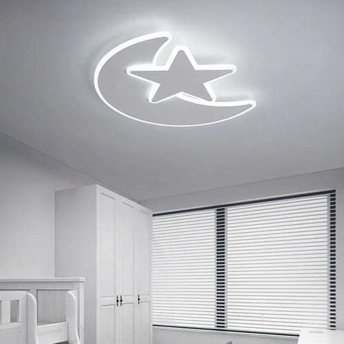 lustre led moderne nuage amour décoratif pour enfant - vue 2 sur 9