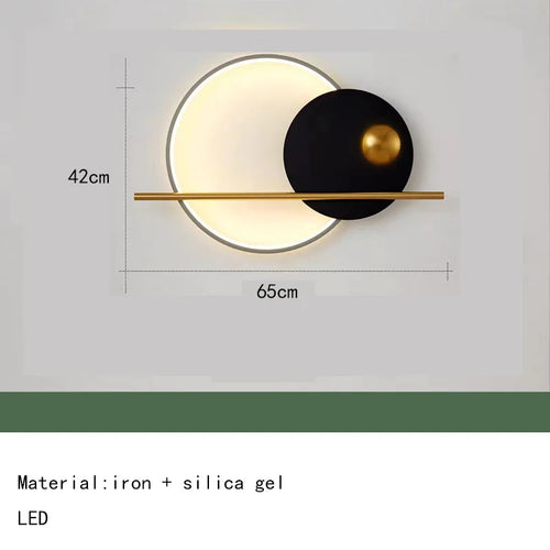 applique murale led minimaliste avec anneau pour restaurant - vue 11 sur 15