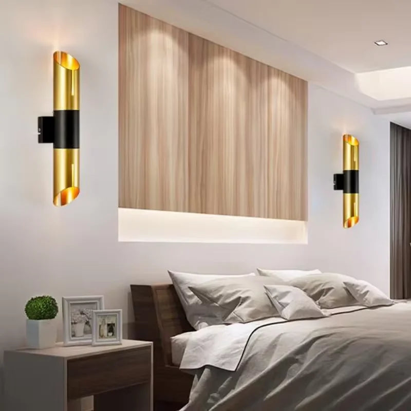 applique murale nordique moderne à double tête décorative - vue 6 sur 7