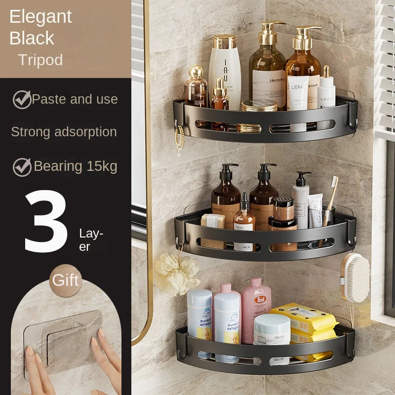supports de rangement pour shampoing sans perforation pour douche - vue 9 sur 9