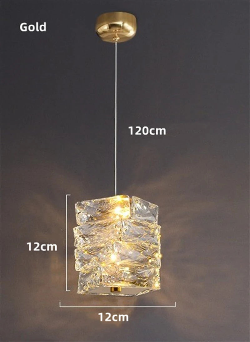 applique murale en cristal moderne lampe à led pour intérieur - vue 17 sur 18