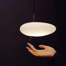 lampe led nordique suspendue avec interrupteur tactile et galets de verre