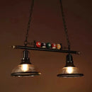lustre rétro pour bar et billard décoration créative nostalgique