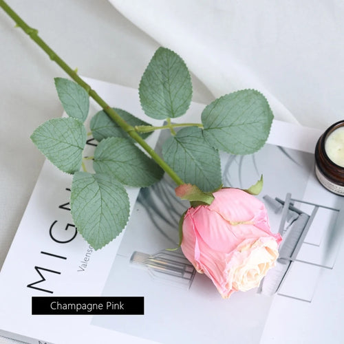 fleur de rose artificielle pour décoration de mariage et table - vue 8 sur 12