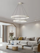 lustre en anneau moderne pour éclairage intérieur décoratif