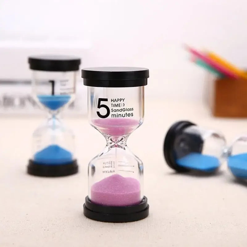 montre de sable sablier horloge de cuisine décoration cadeau pour enfants - vue 2 sur 11