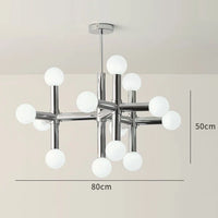 lustre de style bauhaus rétro pour intérieur élégant