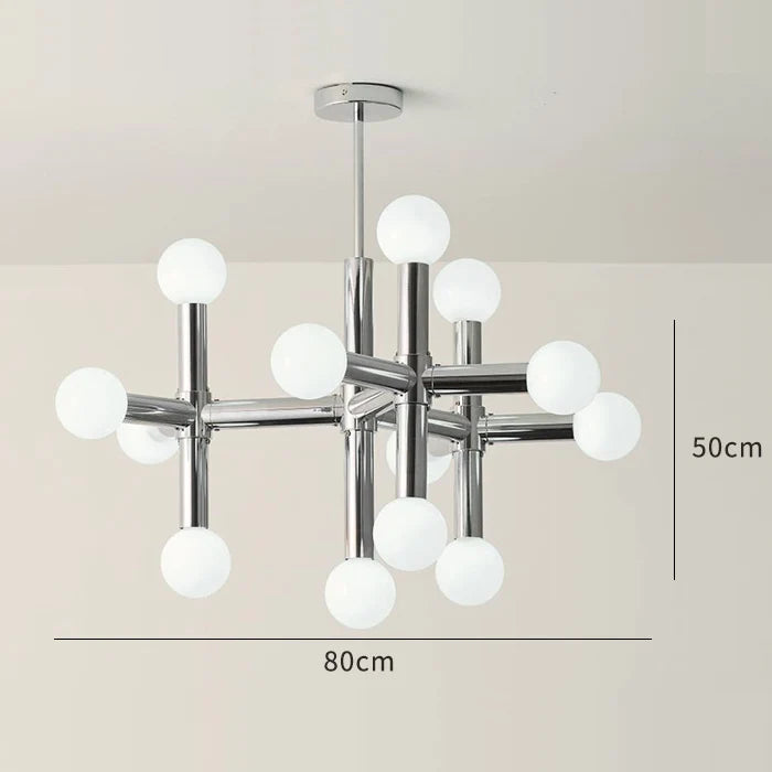 lustre de style bauhaus rétro pour intérieur élégant