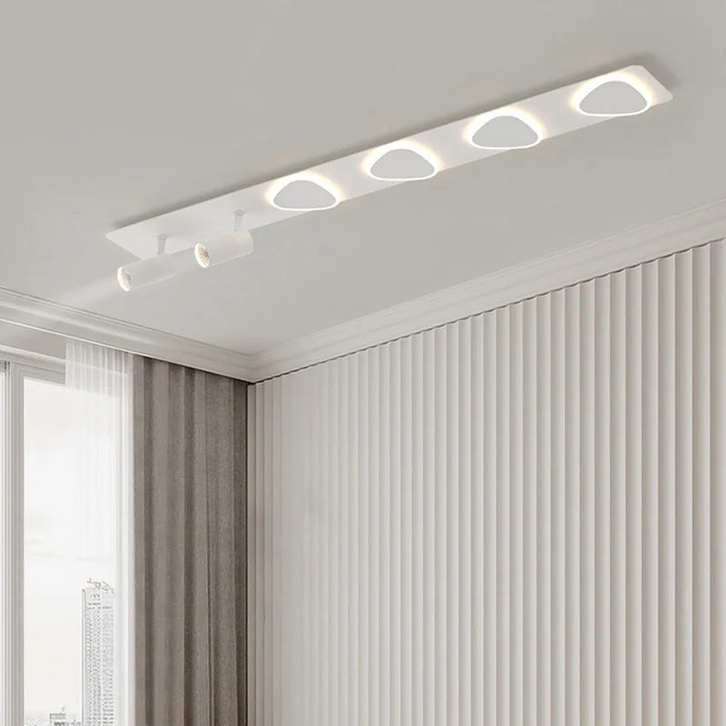 plafonnier led moderne avec projecteur luminaire décoratif d'intérieur - vue 5 sur 18