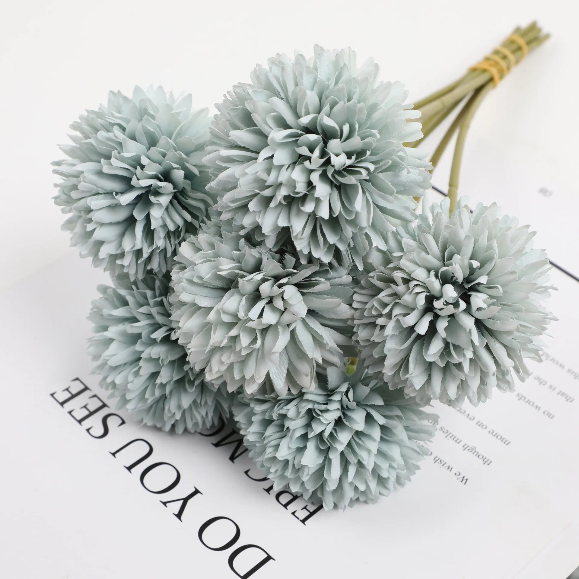 boule de chrysanthème artificielle pour décoration de mariage et fête - vue 9 sur 12