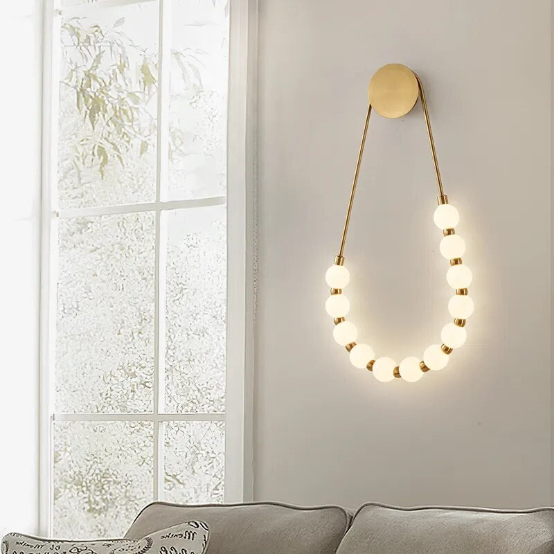 Applique murale de chevet style minimaliste crème italienne - vue 2 sur 9
