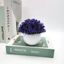 mini plantes artificielles en pot pour décoration intérieure et extérieure