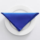 Serviette de table satin décorative pour réception mariage