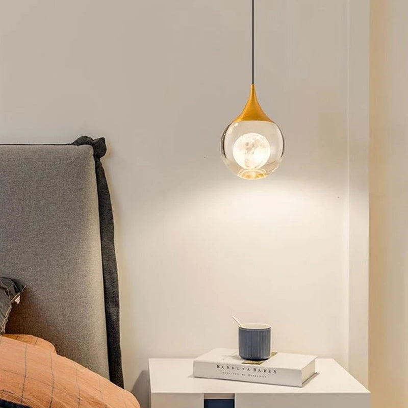 lustre nordique en cristal pour décoration moderne et élégante - vue 4 sur 12