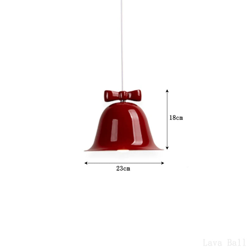suspension modernes en forme de cloche avec nœud décoratif - vue 19 sur 20