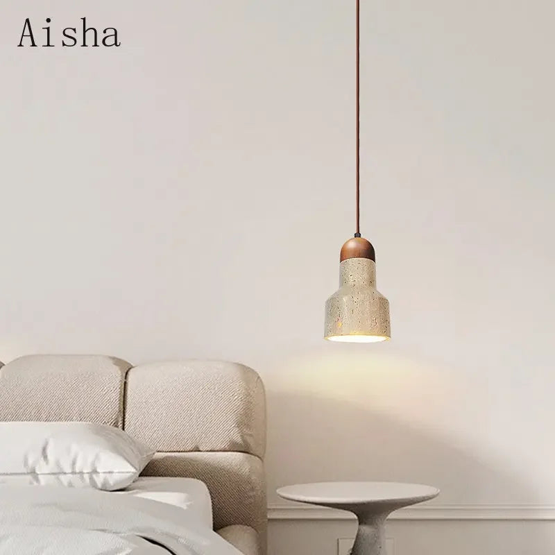 suspension rétro en pierre design pour intérieur élégant - vue 4 sur 7