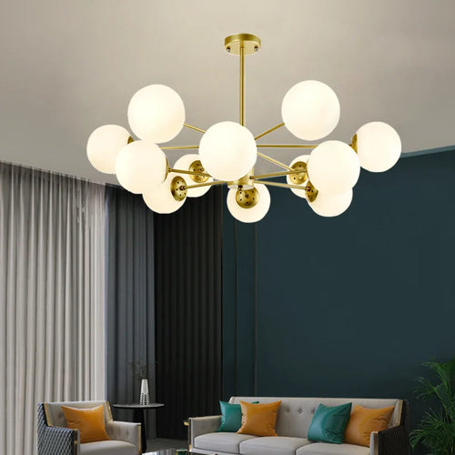 Moderne Simple suspension LED lumière fer lustre chambre salon salle à manger éclairage à la maison noir/or E27 220V plafonnier - vue 3 sur 20