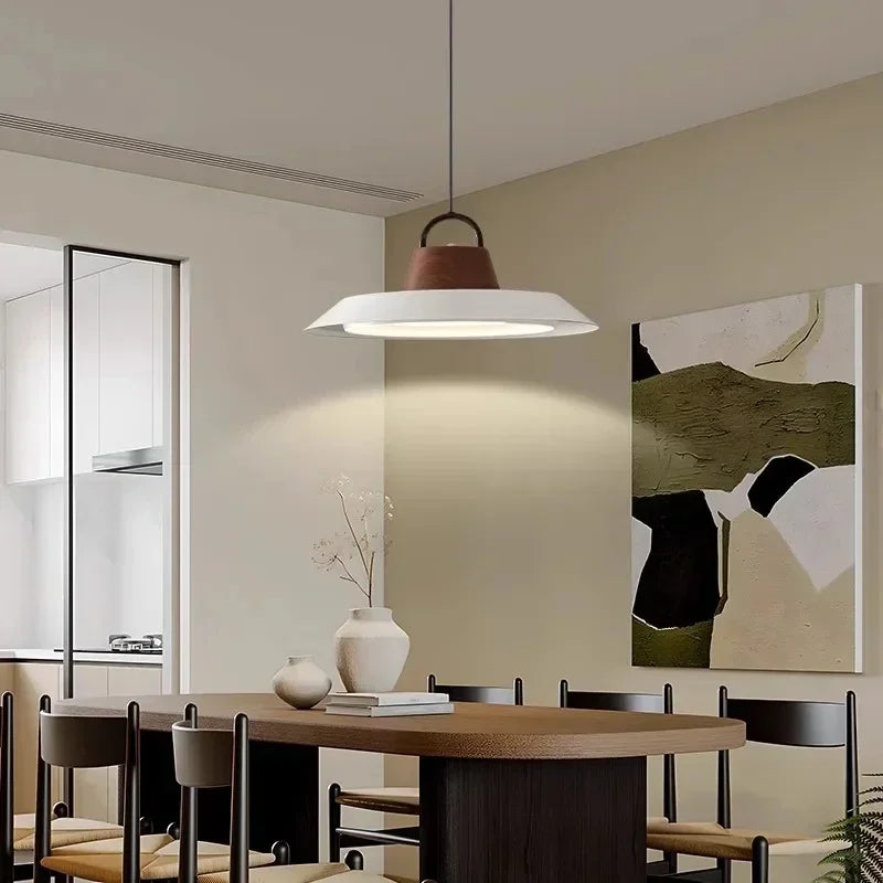 lustre moderne nordique créatif pour décoration intérieure avec lumières led - vue 4 sur 16